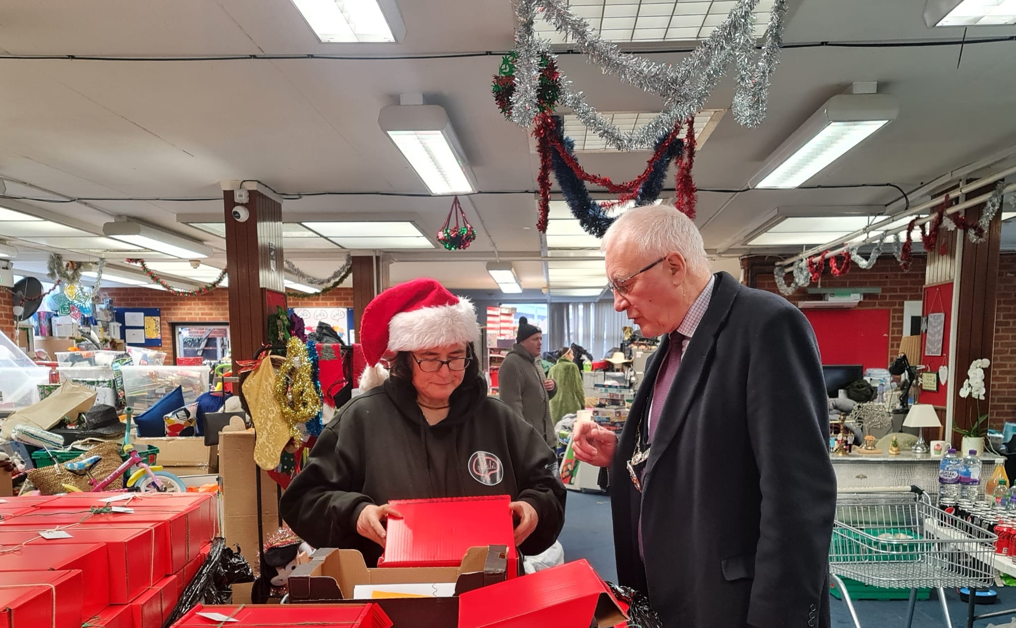 Mayor of Hertsmere visits Gratitude Hub Gratitude